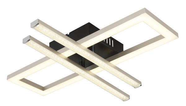 Globo Highway LED Deckenleuchte 24W Neutralweiß Schwarz Matt 6,3cm 672843N