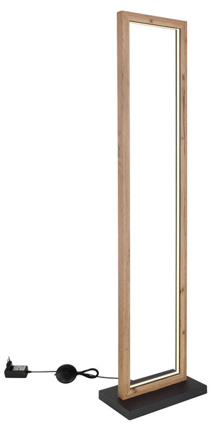 Globo Mandera LED Stehleuchte 24W Warmweiß Schwarz Matt, Metall 120cm 67287S