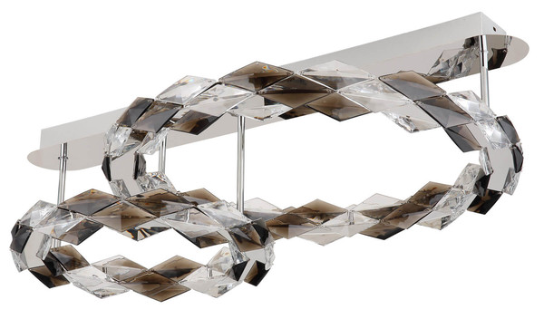 Globo Karilion LED Deckenleuchte 50W Neutralweiß Verchromt, Metall 24cm 67318D2