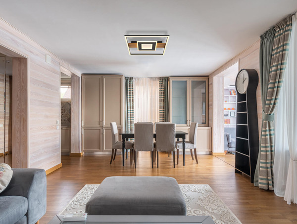 Globo Pikara LED Deckenleuchte 24W Warmweiß Holzoptik, Metall 5cm 67324-24