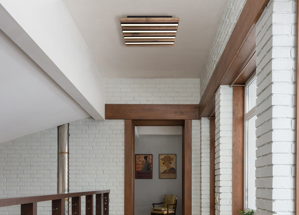 Globo Hayden LED Deckenleuchte 15W Warmweiß Schwarz Matt, Metall 5cm 67347D1