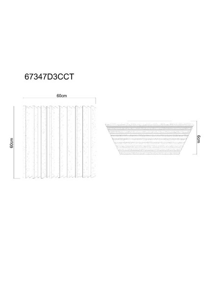 Globo LED Deckenleuchte Hayden 40W dimmbar Fernbedienung CCT warm-/tageslichtweiss Schwarz matt Metall Aluminium 60x60cm