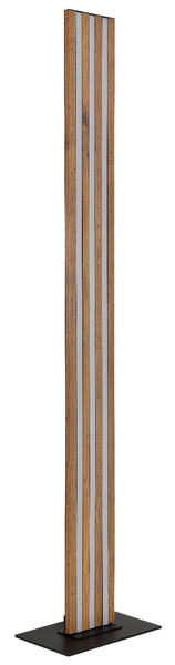 Globo LED Stehleuchte Hayden 36W warmweiss Schwarz matt Metall 140cm