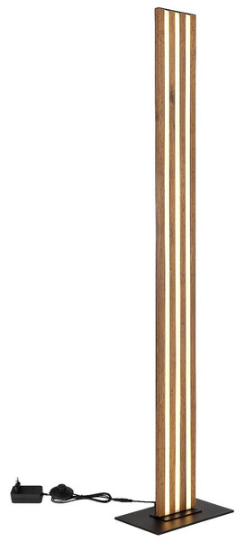 Globo LED Stehleuchte Hayden 36W warmweiss Schwarz matt Metall 140cm