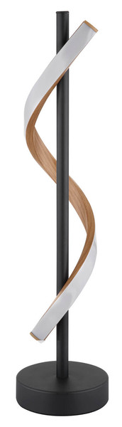 Globo Watkins LED Tischleuchte 12,50W Warmweiß Schwarz Matt, Metall 49,3cm 67354T