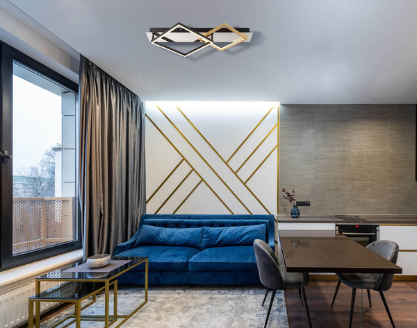 Globo Lesina LED Deckenleuchte 24W Warmweiß Verchromt, Metall 7cm 67847-24