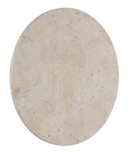 Globo LED Wandleuchte Jillian 14W warmweiss Weiß matt Metall Travertine Stein Ø30cm