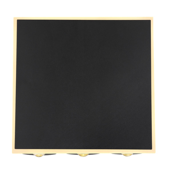 Globo Saidy LED Wandleuchte 12W Warmweiß Schwarz Matt, Metall 22cm 78408-12