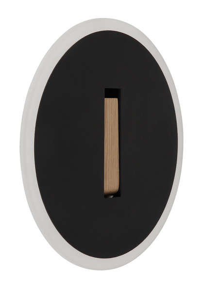 Globo Avery LED Wandleuchte 6W Neutralweiß Schwarz Matt, Metall Ø20,5cm 78410B