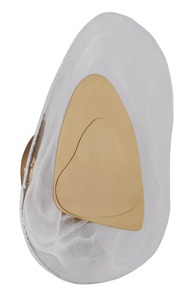 Globo Dorsey LED Wandleuchte 9W Warmweiß Messingfarben Matt, Metall 31,5cm 78411M