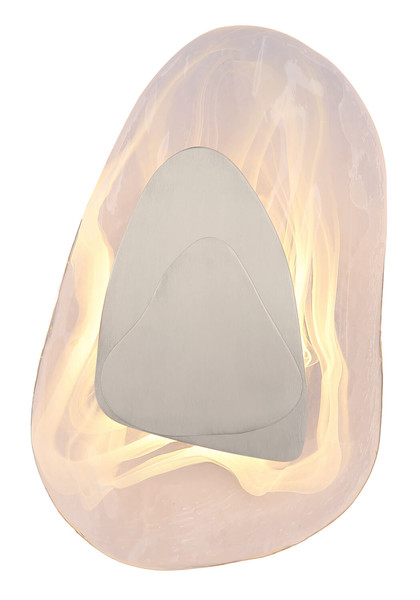 Globo Dorsey LED Wandleuchte 9W Warmweiß Nickel Matt, Metall 31,5cm 78411N