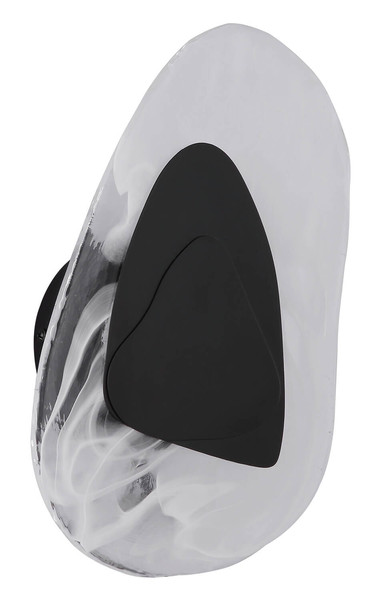 Globo Dorsey LED Wandleuchte 9W Warmweiß Schwarz Matt, Metall 31,5cm 78411S