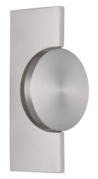 Globo LED Wandleuchte Jasper 3W warmweiss Nickel matt Metall Aluminium 20x10cm