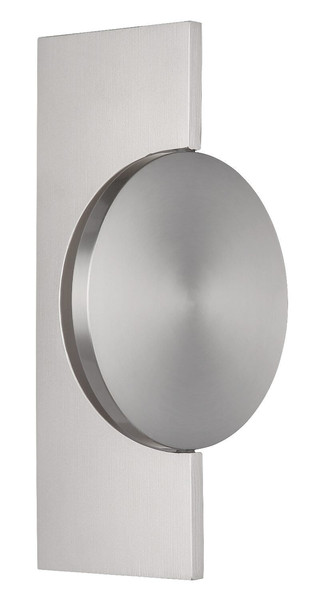 Globo LED Wandleuchte Jasper 3W warmweiss Nickel matt Metall Aluminium 28x15cm
