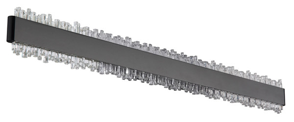 Globo Stalagmita LED Wandleuchte 18W Neutralweiß Schwarz Matt, Metall 8cm 78420-18