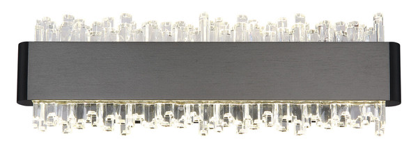 Globo Stalagmita LED Wandleuchte 8W Neutralweiß Schwarz Matt, Metall 8cm 78420-8