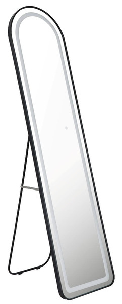 Globo LED Spiegelleuchte Claud 16W dimmbar CCT warm-/neutral-/tageslichtweiss Schwarz matt Metall Spiegel 160x50cm