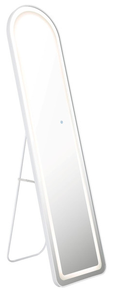 Globo LED Spiegelleuchte Claud 16W dimmbar CCT warm-/neutral-/tageslichtweiss Weiß matt Metall Spiegel 160x50cm