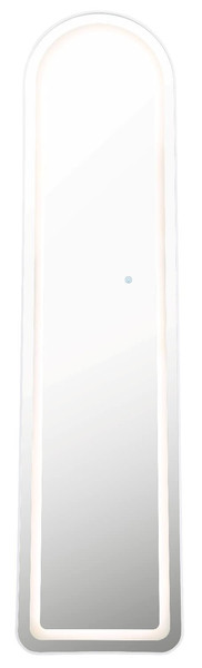 Globo LED Spiegelleuchte Claud 16W dimmbar CCT warm-/neutral-/tageslichtweiss Weiß matt Metall Spiegel 160x50cm