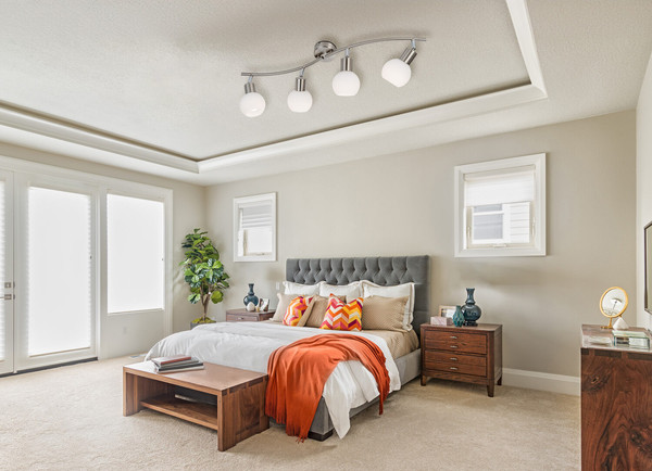 Globo Loxy E14 Strahler 4-fach 5W Nickel Matt, Metall Ø9cm 87160401