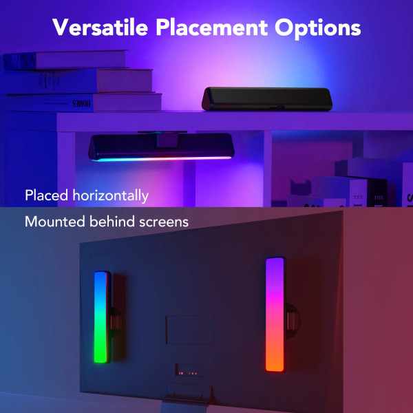 Govee Smarte Lightbar RGBICWW WiFi + Bluetooth Flow Plus Light Bars H60563D1