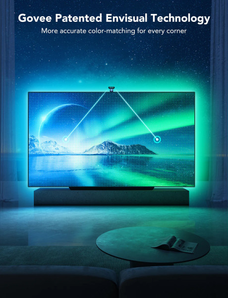 Govee Envisual TV Backlight T2 75-85 Zoll, TV-intergrundbeleuchtung, Dual-Kamera H605C312