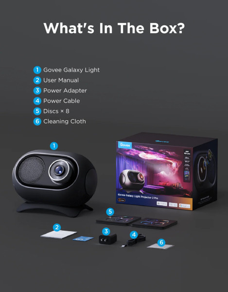 Govee Galaxy Licht Projektor 2 Pro H609D311