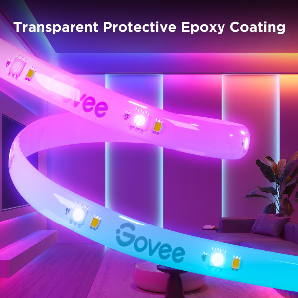 Govee RGBIC Strip Light S 5M - Smarter LED Streifen, Alexa, Matter & Google H612ACD1