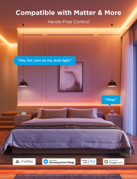 Govee COB Strip Light 3M - Smarter LED Streifen, RGBIC, Neon-Effekt H61E53D1