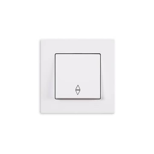 Gunsan Eqona 2-Wege Schalter Wechselschalter Unterputz Weiss