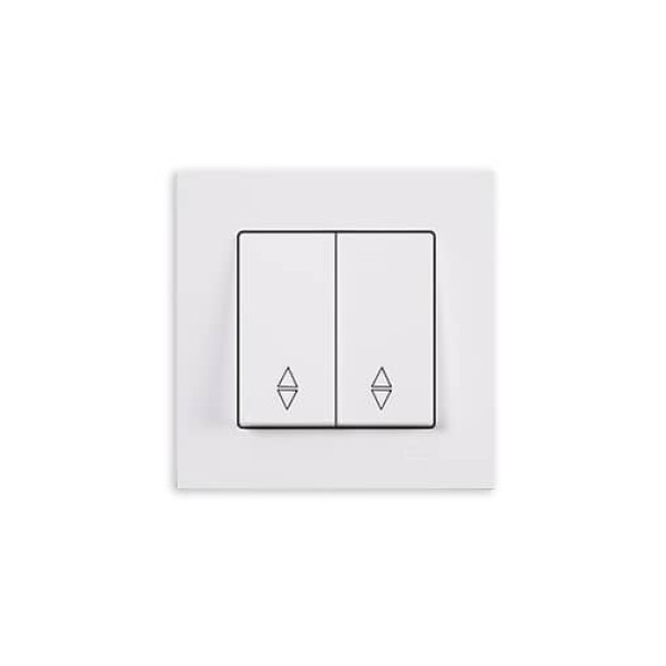 Gunsan Eqona Serien-Wechselschalter Unterputz Weiss