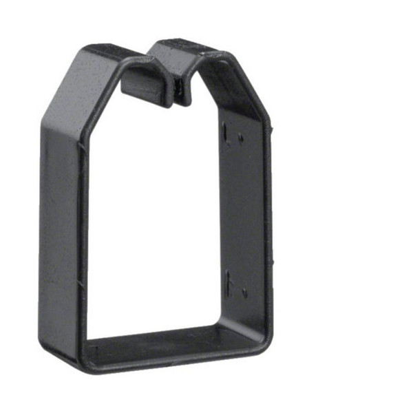 Hager B600403 Klammer aus PVC zu Verdrahtungskanal BA6 60x40mm schwarz