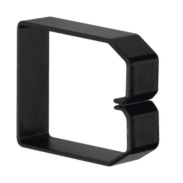 Hager B800603 Klammer aus PVC zu Verdrahtungskanal BA6 80x60mm schwarz