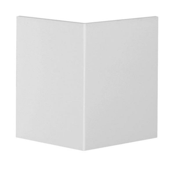 Hager BR0802A9016 Außeneck-Abdeckung zu Brüstungskanal BR Oberteil 80mm in verkehrsweiß