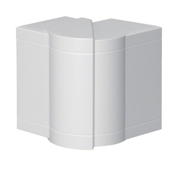 Hager BR651003H9016 Außeneck einstellbar zu BR/H/N/A/S 68x100mm Oberteil 80mm hfr verkehrsweiß