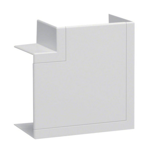 Hager BR651005H9016 Flachwinkel schnittkaschierend zu BR/H/N/A/S 68x100mm OT 80mm hfr vweiß