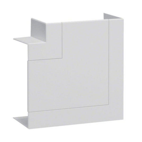 Hager BR651305H9016 Flachwinkel schnittkaschierend zu BR/H/N/A/S 68x130mm OT 80mm hfr vweiß