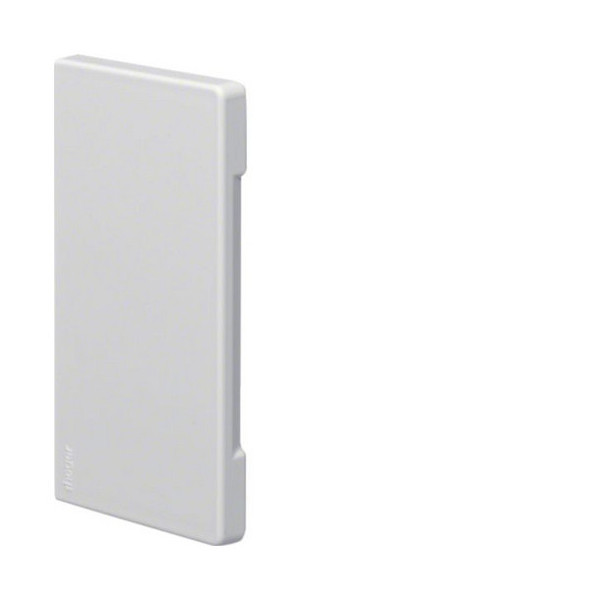 Hager BR6513069016 Endstück schnittkasch. zu BR/H/N/A 68x130mm Oberteil 80mm hfr in verkehrsweiß