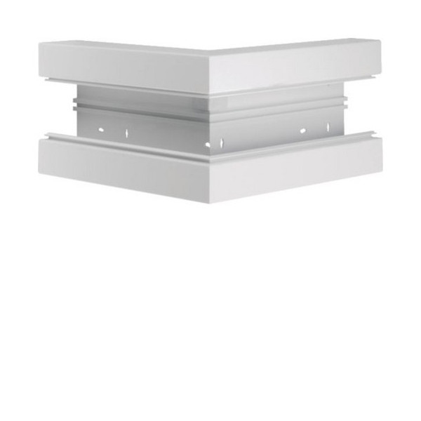 Hager BR6517039016 Außeneck aus Grundprofil zu BR 68x170mm Oberteil 80mm in verkehrsweiß