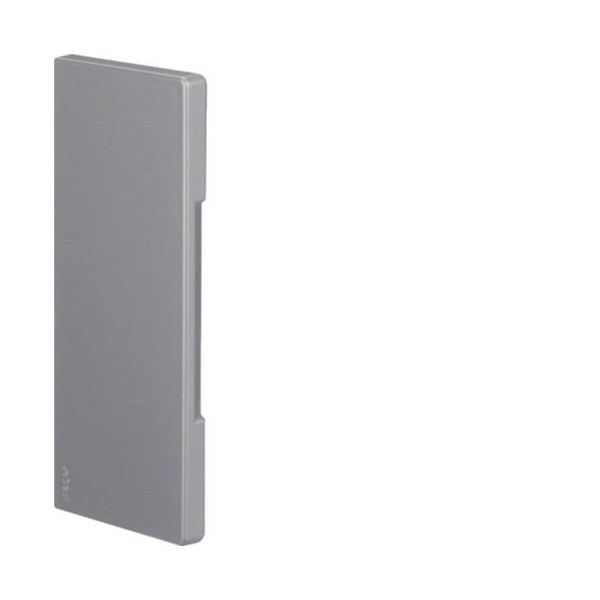 Hager BR6517067035 Endstück schnittkaschierend zu BR/H/N/A 68x170mm Oberteil 80mm hfr in lichtgrau