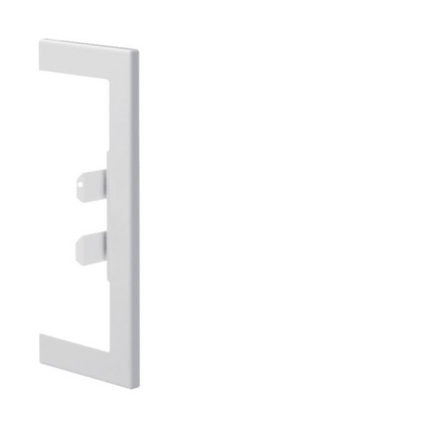 Hager BR65170W9016 Wandanschlussblende zu BR/H/N/A/S 68x170mm OT 80mm aus Stahlblech verkehrsweiß