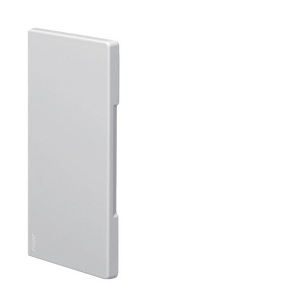 Hager BR8517069016 Endstück schnittkaschierend zu BR/A 85x170mm Oberteil 80mm hfr in verkehrsweiß