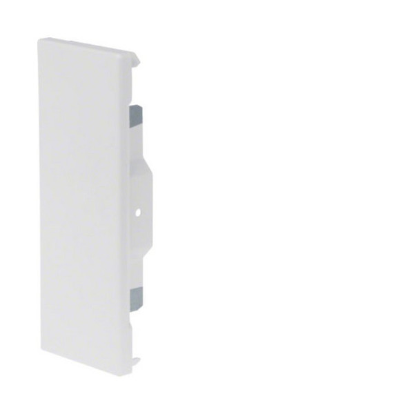 Hager BRS651706B9016 Endstück schnittkaschierend zu BRS 66x170mm Oberteil 120mm Stahlblech vweiß