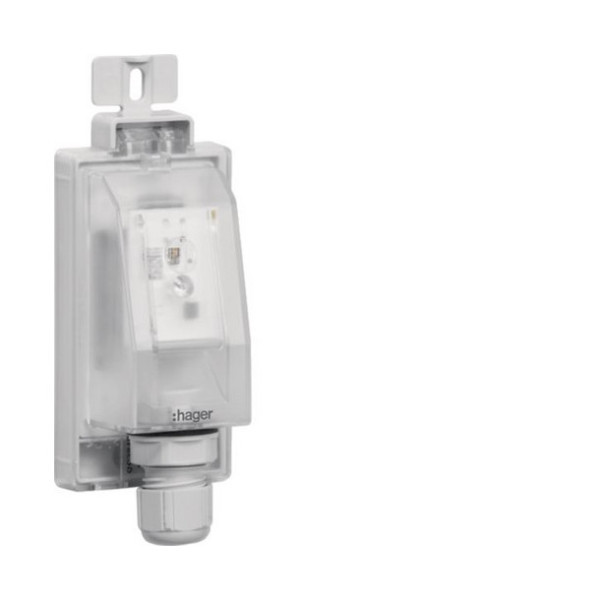 Hager EEN003 Aufbaufühler für Uhren EGNx und Dämmerungsschalter EEN10x