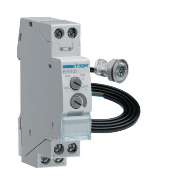 Hager EEN101 Dämmerungsschalter mit Einfbaufühler EEN002