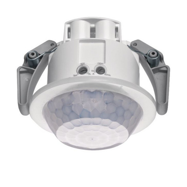 Hager EER503 Präsenz-/ Bewegungsmelder 360°, Einbau, Schließerkontakt, Erfassung Ø20m