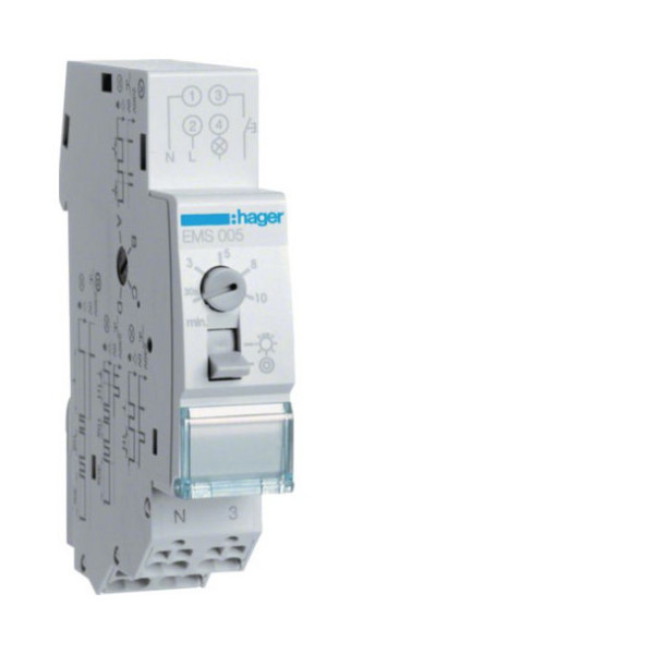 Hager EMS005 Treppenlichtzeitschalter Multifunktion