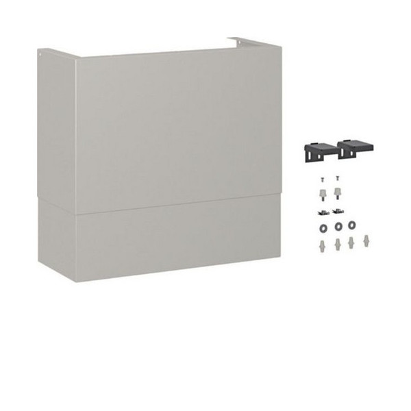 Hager FZ0550TB Teleskop-Rangierblende,universZ, Höhe350-680mm,Tiefe205mm, 2-feldig,RAL 9010