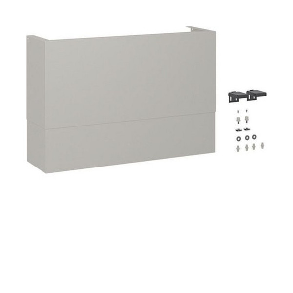 Hager FZ0800TB Teleskop-Rangierblende,universZ,Höhe350-680 mm,Tiefe205 mm,3-feldig,RAL 9010