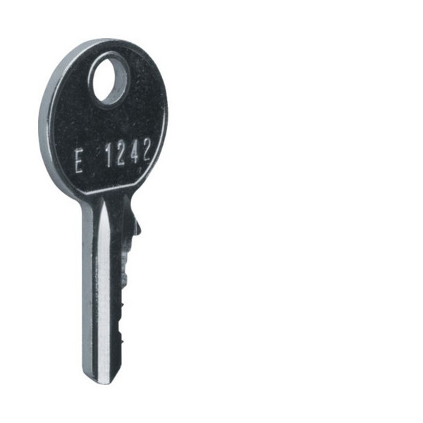 Hager FZ596 Ersatzschlüssel, univers, für Schließung FZ597N, Schließ-Nr. 1242E